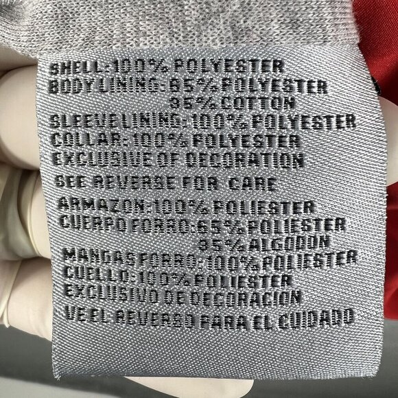 Ohio State University 58 Sports Men L 3D Spell Out Pullover Varsity Jacket Lined - Picture 15 of 16